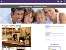 Tablet Screenshot of chapelviewdental.com